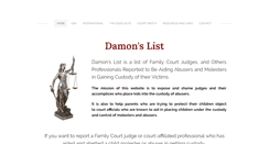 Desktop Screenshot of courtlicensedabuse.com